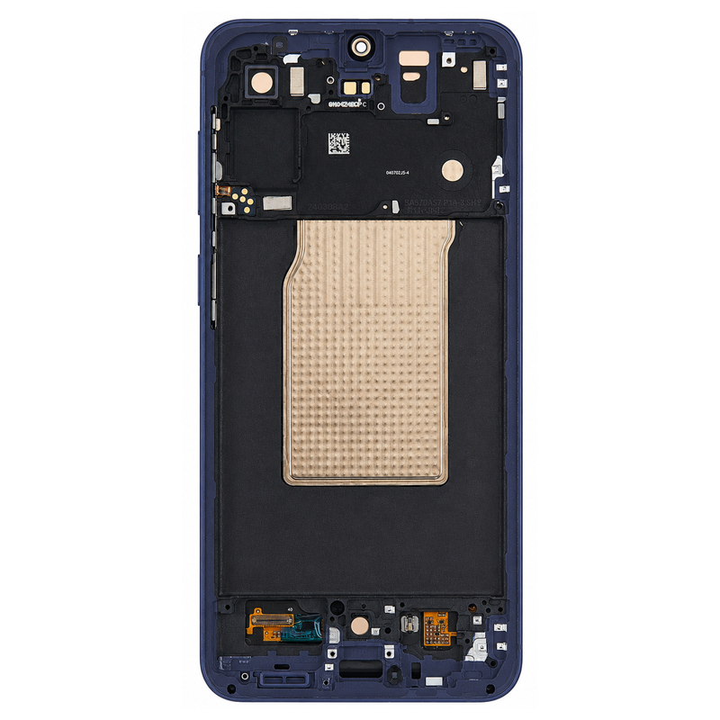 OLED Assembly With Frame Compatible Samsung for Galaxy A57 5G (A576 / 2026) (Refurbished) - Navy